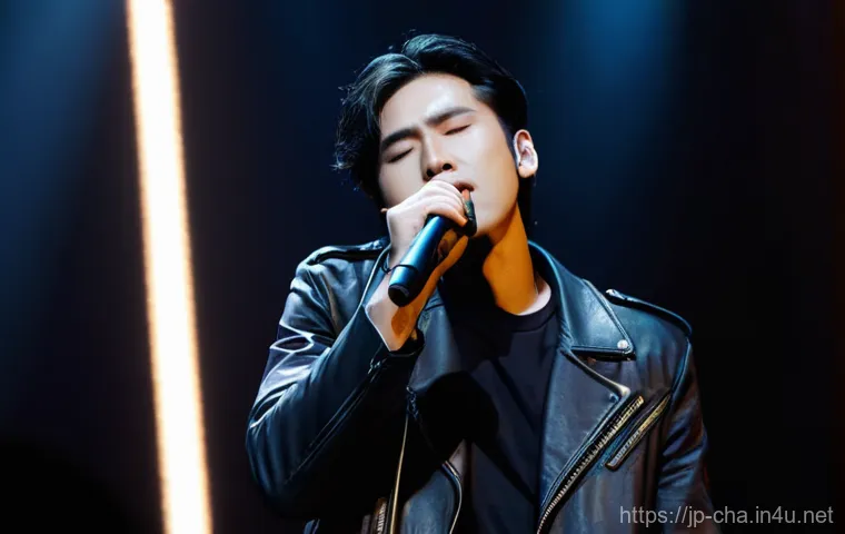 애니메이션 캐릭터의 음악 - **Vibrant Anime Idol Concert with Fan Unity:** A cheerful anime-style female idol character, mid-son...